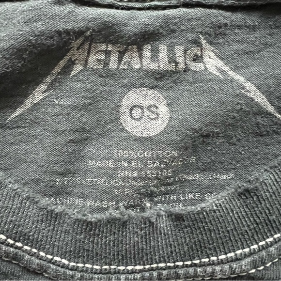 Metallica band black distressed t-shirt from Urban Outfitters - Picture 5 of 16